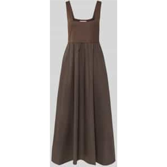 comma - female - Jurk van stofmix met popeline rok en steekzakken