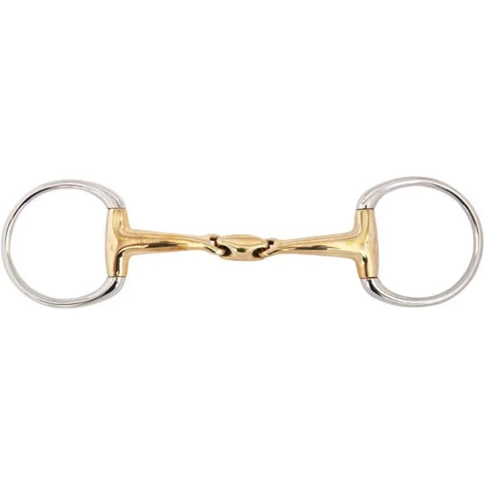 BR DUBBEL GEBROKEN BUSTRENS SOFT CONTACT 16 MM 2.0 Bruin-brons