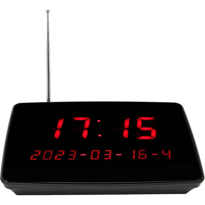 Verzorgers Pager IPX4 Waterdicht 30 Volume Niveaus 1 voor 6 Draadloos Oproepsysteem voor Restaurant US Plug red