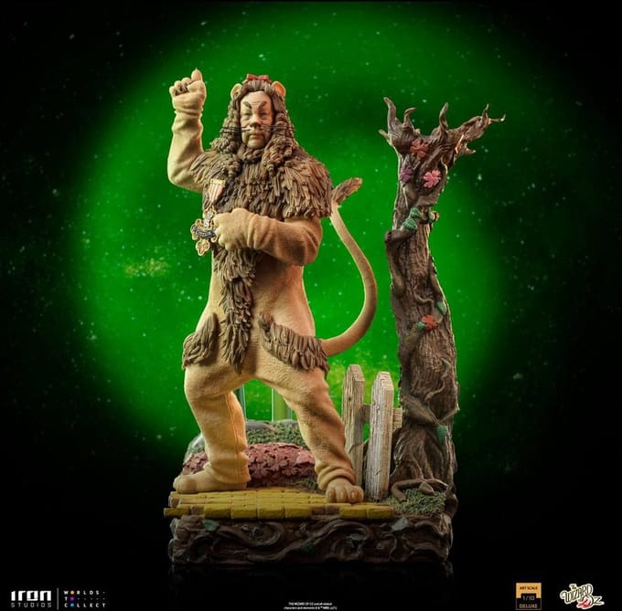 The Wizard of Oz Deluxe Art Scale Statue 1/10 Cowardly Lion 20 cm