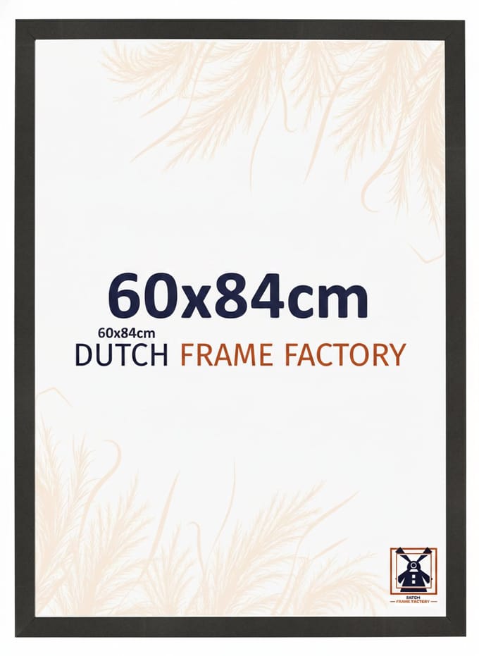 Fotolijst 60x84 cm - MDF - Zwart Mat - Benno