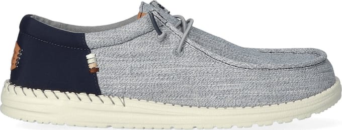 HEYDUDE - Wally Funk Nylon Craft Heren Instappers Navy - Maat 45