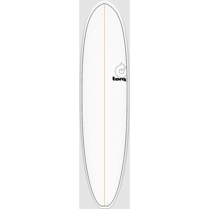 Torq Epoxy Tet V+ Funboard Pinlines 7'8 Surfboard patroon