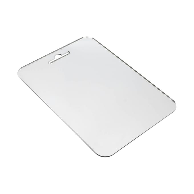 Grote Anti-condens Douchespiegel Acryl Scheerspiegel Badkameraccessoires met Haak white