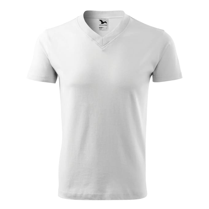 T-shirt met V-hals Malfini 102