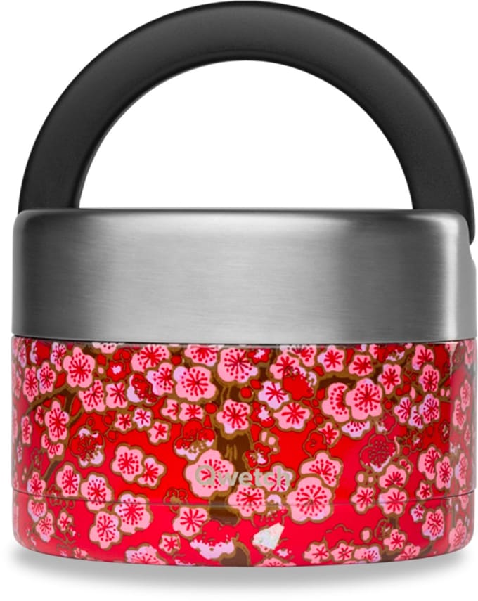 Qwetch Lunchbox handvat Geïsoleerd - Flowers Rood