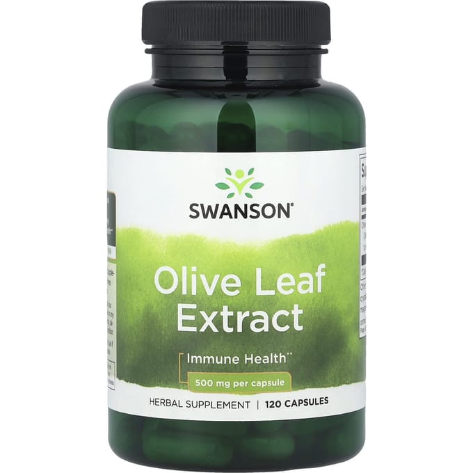 Olijfblad Extract, 500Mg, 120 Plantaardige Capsules