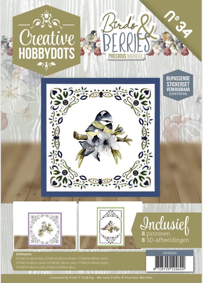 Creative Hobbydots 34 - Precious Marieke - Birds and Berries