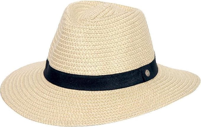 Braided Fedora – Strohoed Dames UV Werend UPF50+ - Maat: M-L: 58 cm - Naturel