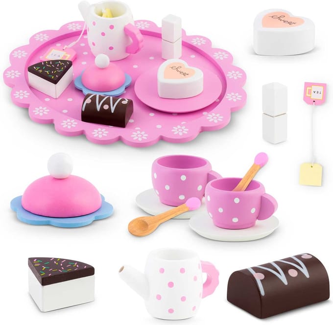 Houten speelgoedtheeservies RK-869 Ricokids
