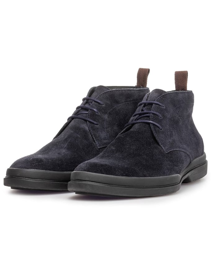 Floris van Bommel Veterschoenen donkerblauw