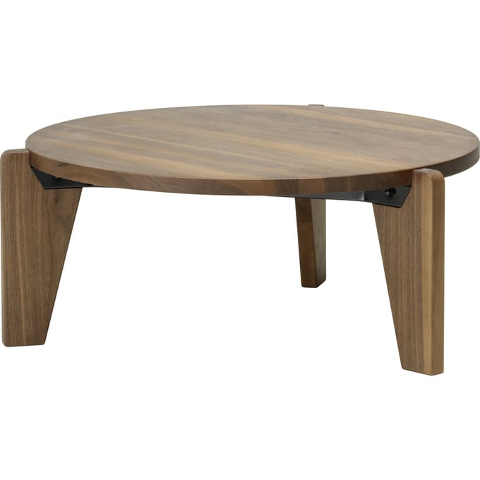 Vitra - Guéridon Bas Salontafel - Amerikaans notenhout massief, geolied - bruin