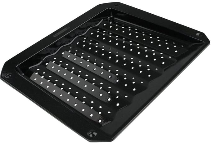 Golvend en geperforeerd plaat voor oven en barbecue van plaatstaal 38 x 33 cm FM Professional Barbecue