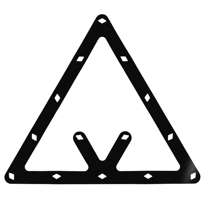 6 stuks Magic Ball Rack Holder Biljartbalrek zwart