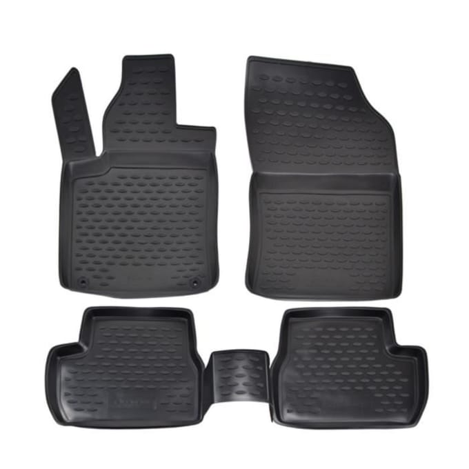 J&amp;J AUTOMOTIVE | Tapis De Sol En Caoutchouc 3D Exclusive Pour Citroën DS3 2010-2015 zwart