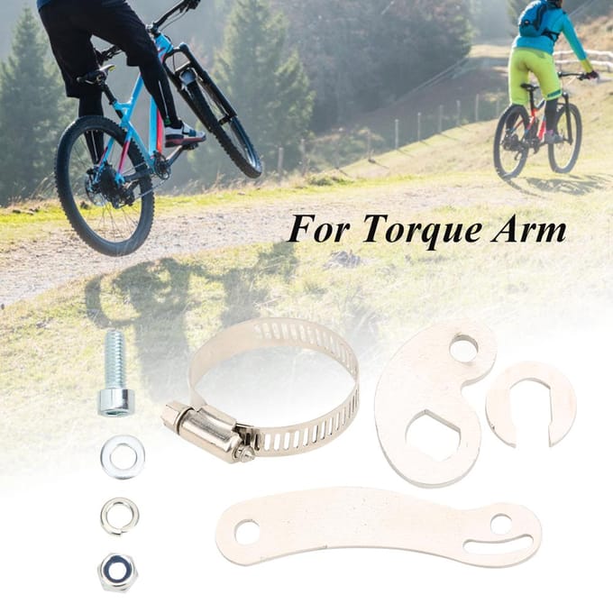 Vélo Électrique Vélo de Montagne Cyclisme pour Ensemble Bras de Couple Accessoire de Conversion white