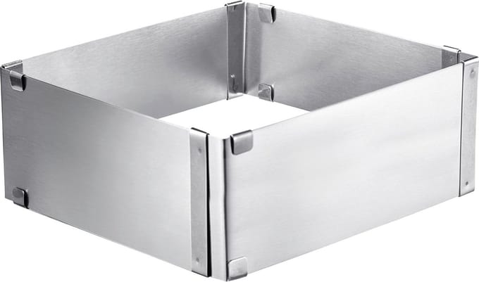 Westmark Bakframe, Verstelbaar: 15,5 - 28 cm, Extra Hoog: 8 cm, Roestvrij Staal, Zilver, 31332260