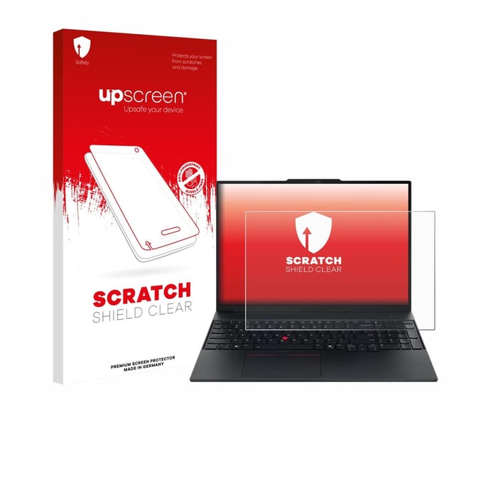 upscreen - Screenprotector voor Lenovo ThinkPad E16 Gen 3 - Folie Beschermfolie transparant