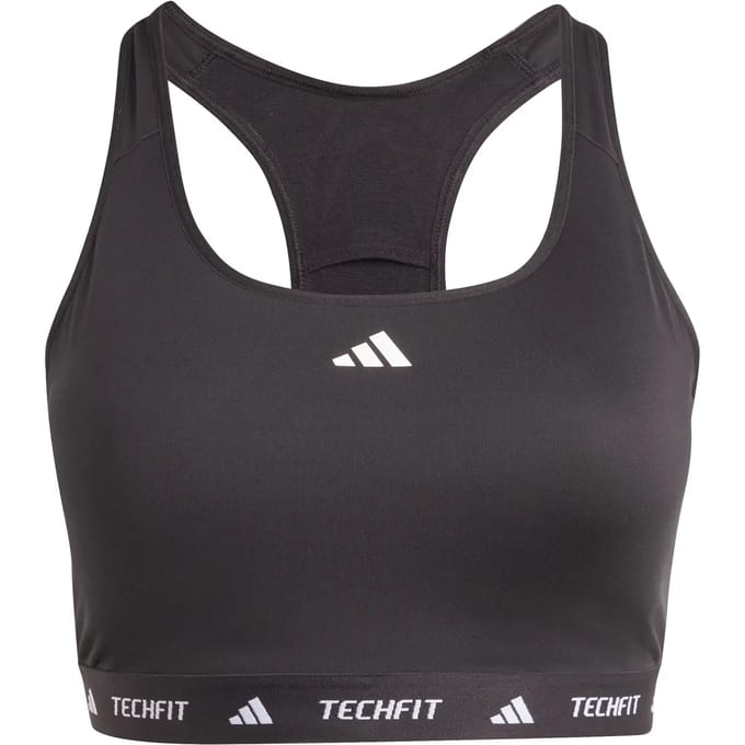 Adidas Performance Techfit Beha (Grote Maat) - Dames - Zwart