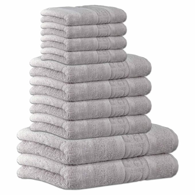 Cawoe Handdoek C Noblesse Een maat, 50x100 Set van 10
