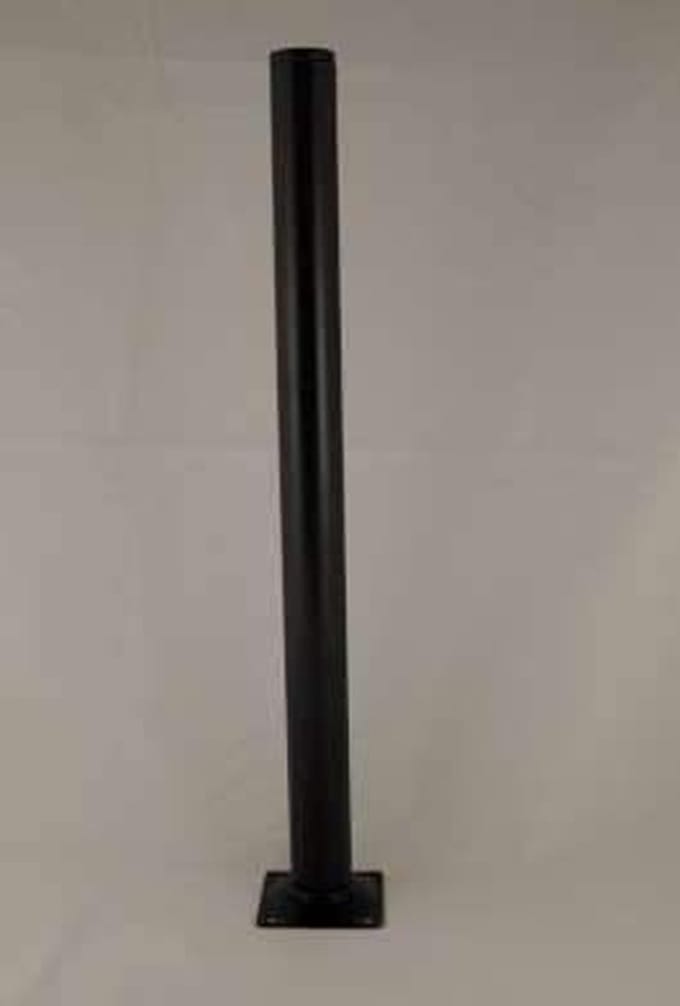 meubelpoot rond 10x3cm zwart