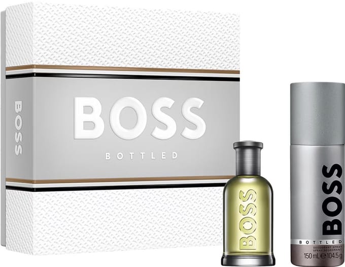 Boss Bottled Giftset 200 ml - Edt Spray 50ml/Deodorant Spray 150ml