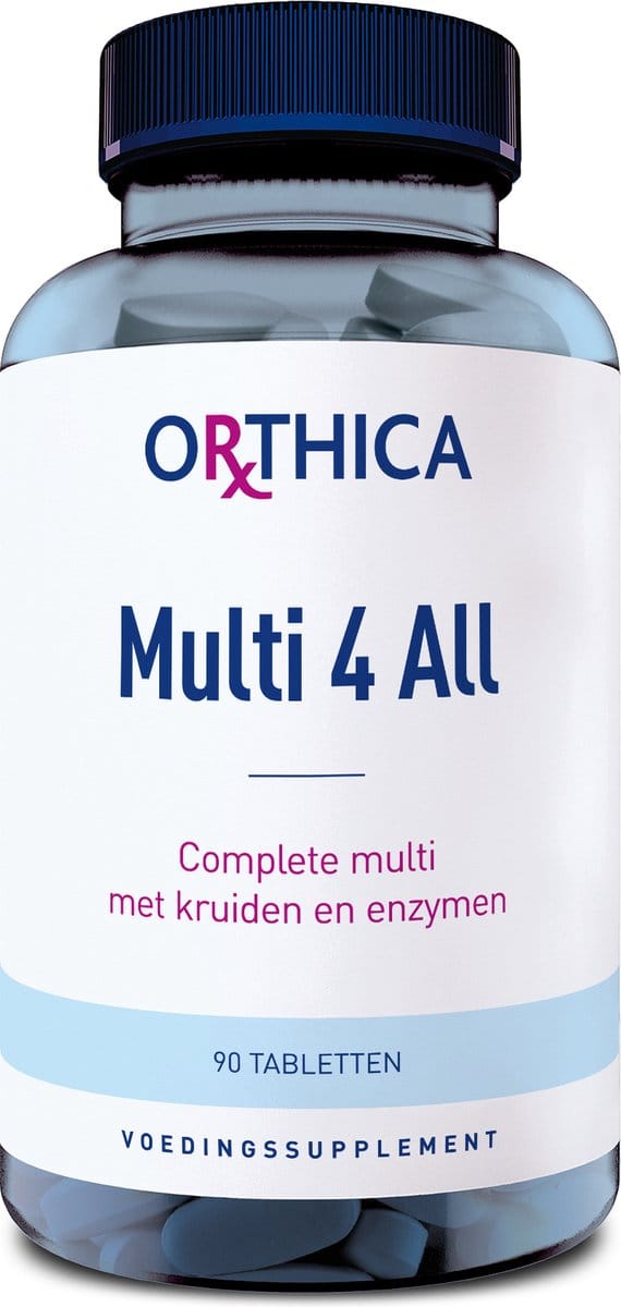 Orthica Multi 4 All - multivitamine met kruiden en enzymen - 90 tabletten