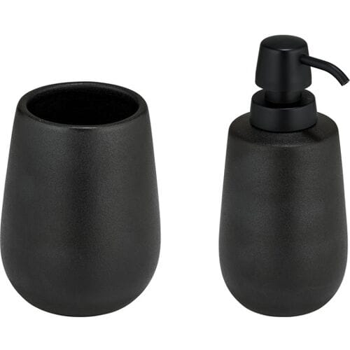 WENKO Zeepdispenser en tandenborstelhouder Nerno 2-delig