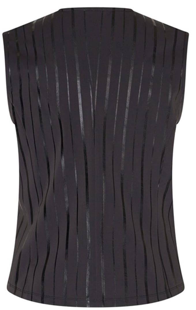 MI PIACE - Travel Gilet Stripe 2294 Black Foil - Maat : S