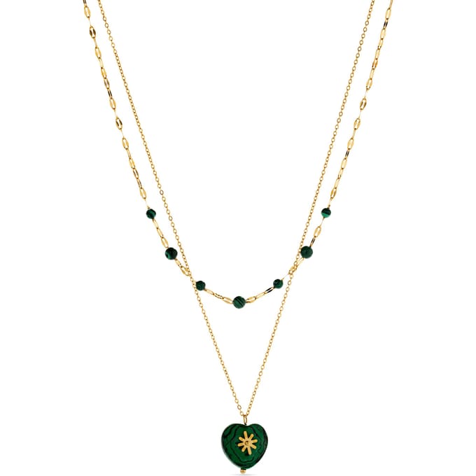 Ketting Luxenter Besya afgewerkt in 18k geel goud