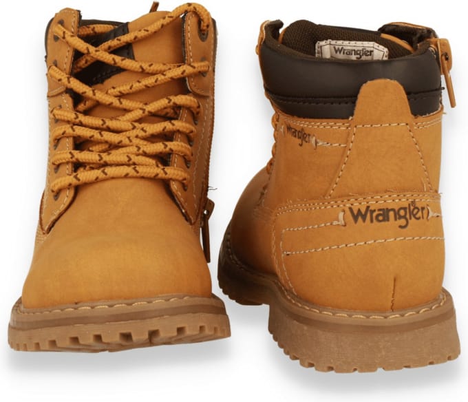 Wrangler Jongens Bottine Cassidy High Jr Chipmunk | Okergeel | Maat: 32
