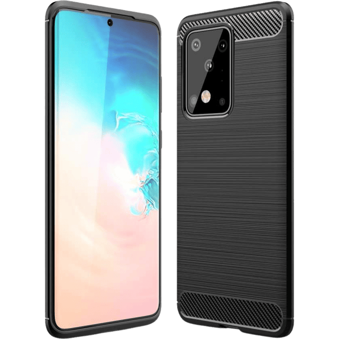 Just in Case Galaxy S20 Ultra Rugged Case Black Standaard
