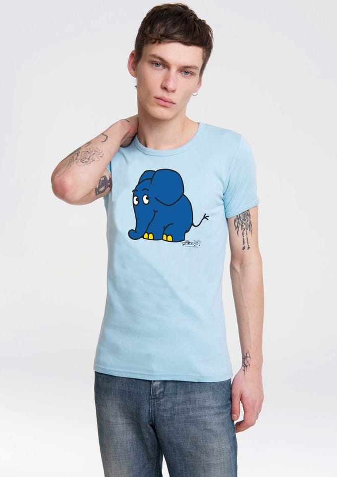 Logoshirt T-Shirt Sendung mit der Maus - Elefant