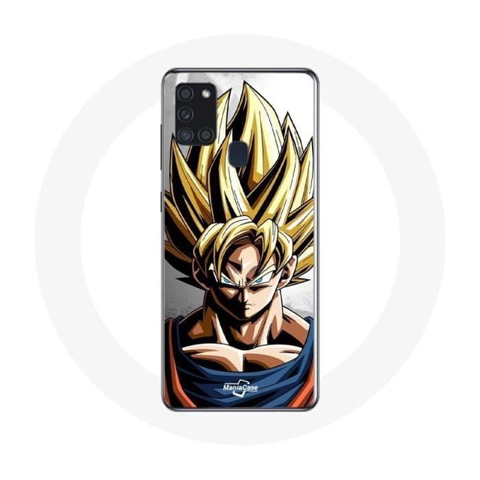 Samsung Galaxy A21S Hoesje Goku Wall Dragon Ball Super
