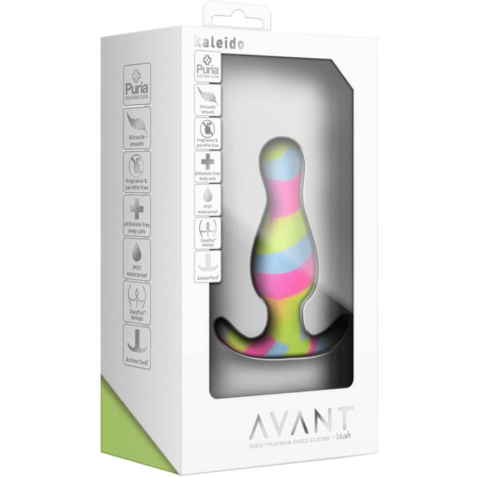 Blush Avant Kaleido Lime Anaalplug - Multicolor - 8.8 cm