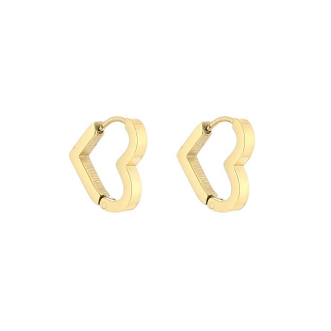 Bijoutheek JE12752 Oorring Hart Goud
