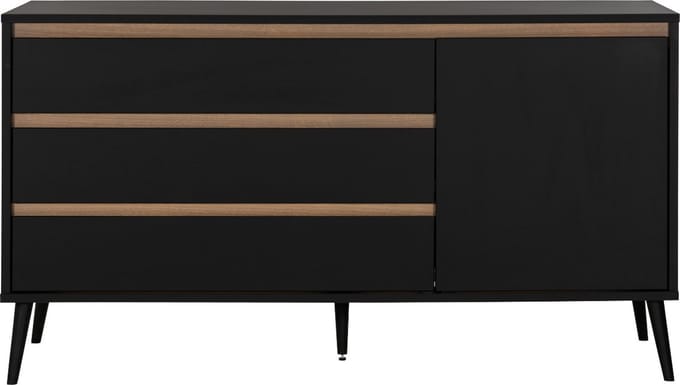 Europe Baby Sterre Commode XL Zwart / Oak