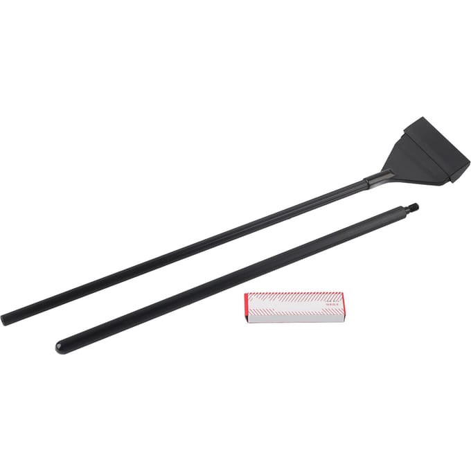 Viskommen Reiniger Algen Schraper Afneembare Kom Scheermesje Glasreiniger Tool black