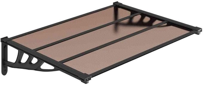 Deurluifel 122x90 cm Polycarbonaat Bescherming Tegen Weer en Wind Geen Merknaam