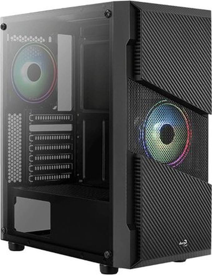 AeroCool Menace Saturn RGB - Case - Tower - Zwart