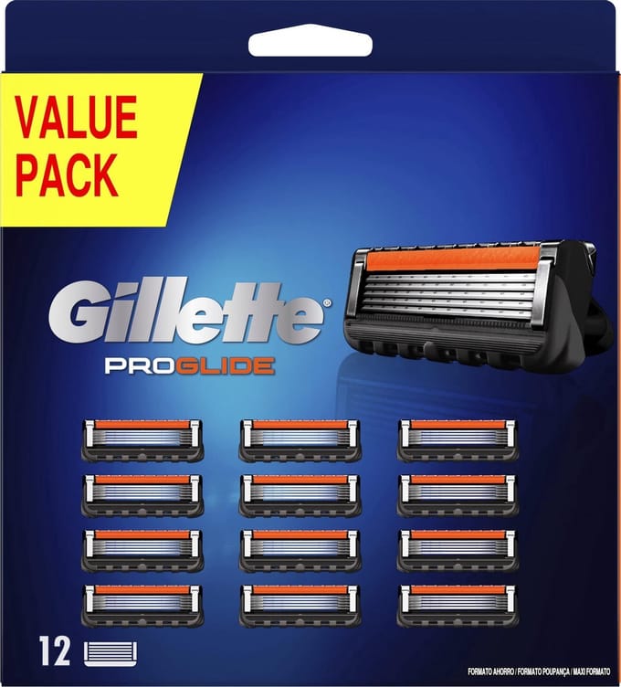 Gillette Fusion Proglide scheermesjes 12 stuks