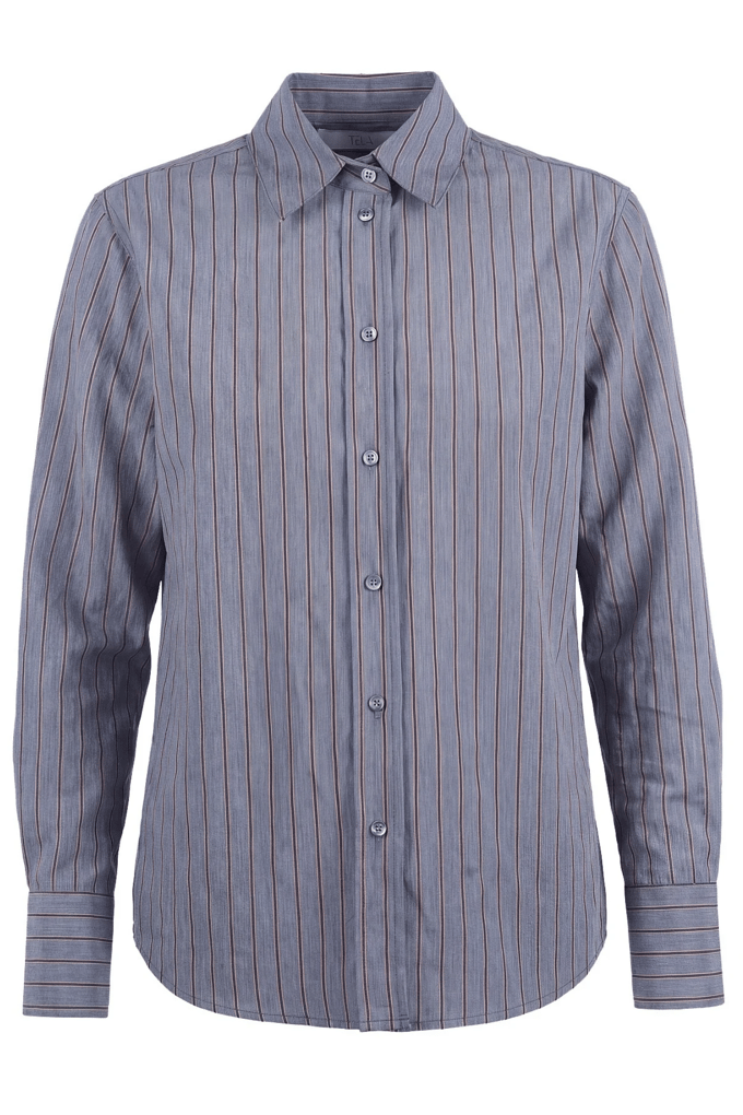 Tela - Shirt - 480111 - Fantasia Grigio