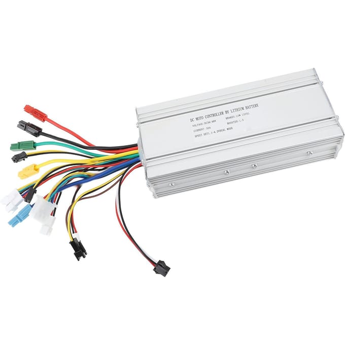 Elektrische Fiets Motorcontroller 48V 35A Scooter Borstelloze DC Controller met SM Connector Voor white