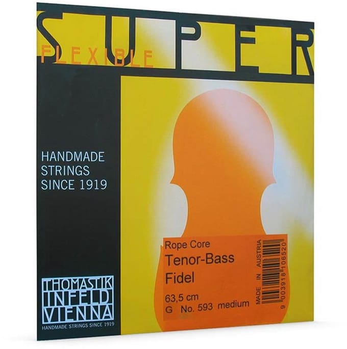 Thomastik Infeld TH-593 G-3 string for tenor/bass vielle (fiddle), 63,5cm (vibr) rope core, chrome