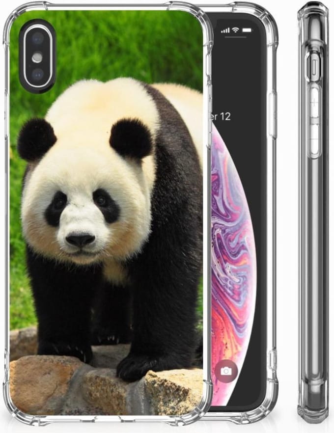 TPU Case Anti-Shock voor Apple iPhone X | Xs Case Anti-shock Panda