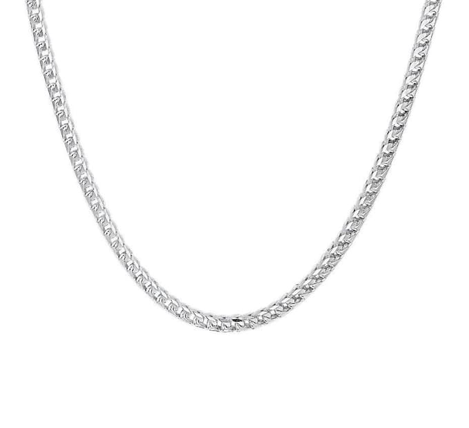 YO&NO - Ketting - Zilver -  Gourmet -  3,0 mm -  50 cm - Zilver 925