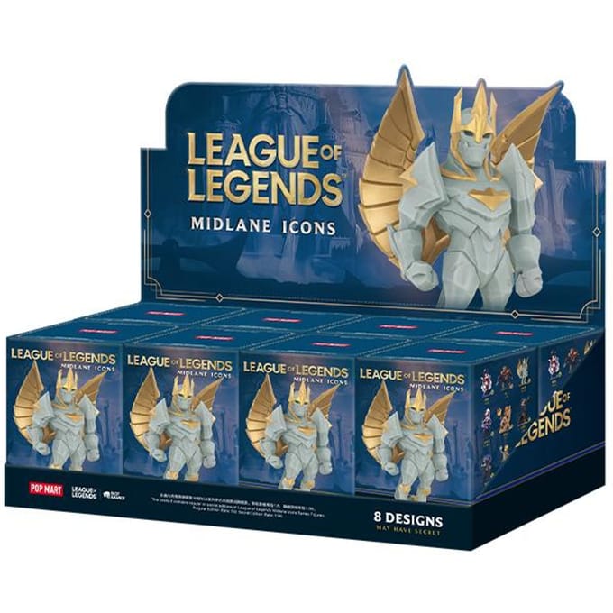 POP MART League of Legends Midlane Icons Serie Figuren Blind Box blue