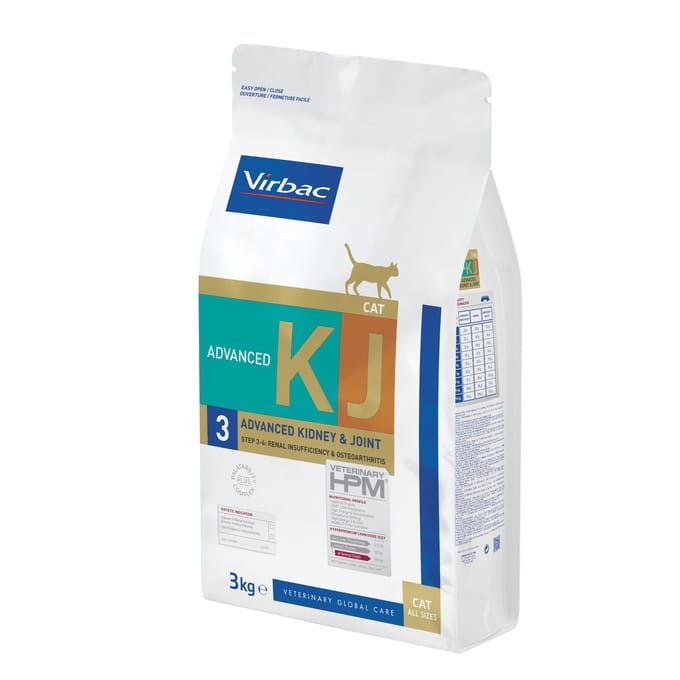 2x3kg Virbac Veterinary HPM Cat Advanced Kidney & Joint Support KJ3 droogvoer voor katten