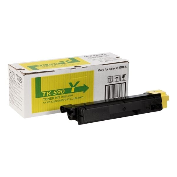 Kyocera - TK-590Y - Tonercartridge - 1 stuk - Origineel - Geel