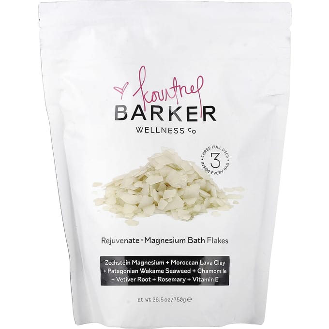 Barker Wellness Co, Rejuvenate, Flocons de Bain au Magnésium, 750g (26.5oz) beige